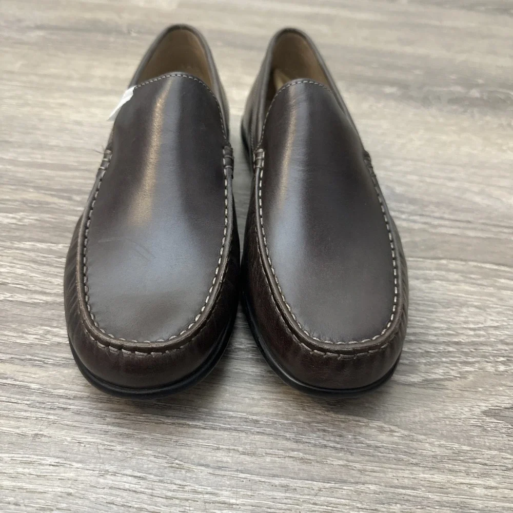 ECCO Shoes Mens 7 Brown Classic Moc 2.0 Slip On Driving Style Loafer 40EU